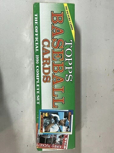 1990年 Topps ベースボールカード コンプリートセット、ピクチャーカード 792枚、工場未開封｜トレーディングカード　ラフテル