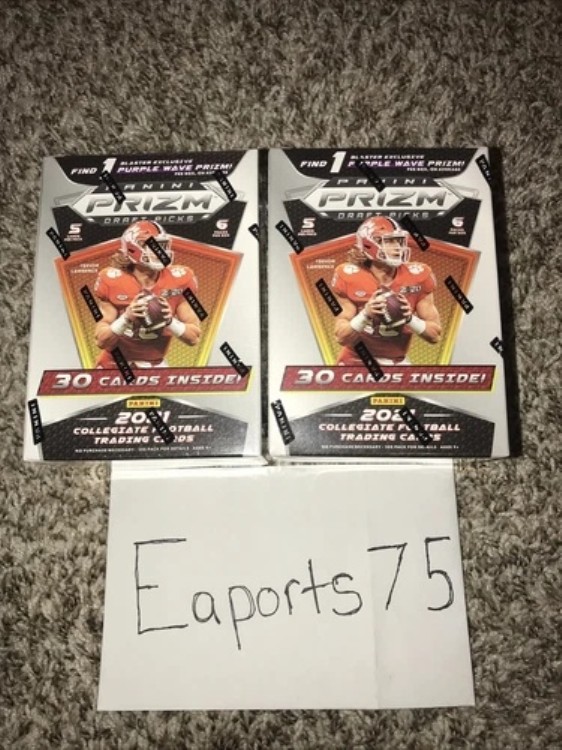 2021年 Panini Prizm ドラフトピック フットボール ブラスターボックス 工場未開封 (2個セット)｜トレーディングカード　ラフテル