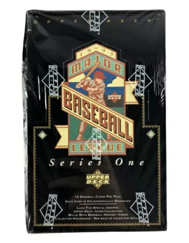 1993 Upper Deck シリーズ 1 野球 ファクトリーシール ボックス｜トレーディングカード　ラフテル