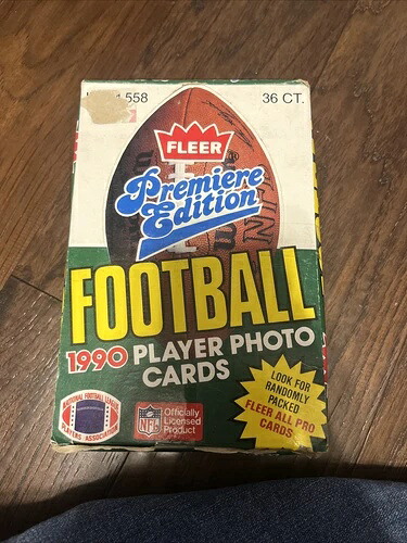 1990年 Fleer フットボールボックス - 未開封 (1箱)｜トレーディングカード　ラフテル