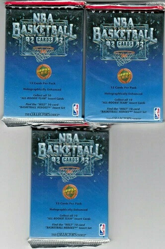1992-1993 Upperdeck NBA バスケットボール 3 シールド ホビーパック シリーズ 1｜トレーディングカード　ラフテル