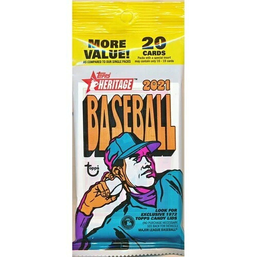 2021 Topps Heritage MLB ベースボール ファクトリーシール リテール チェロファット バリューパック｜トレーディングカード　ラフテル
