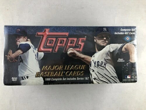 1999 Topps ベースボール コンプリートセット シリーズ1 & 2 未開封 ファクトリーボックス 462枚 MLB｜トレーディングカード　ラフテル