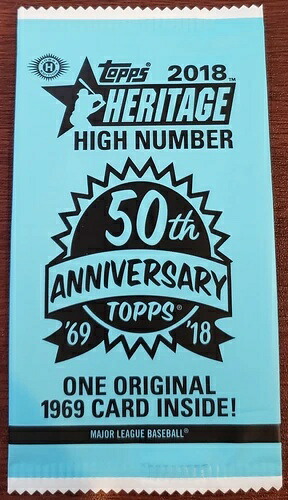 2018 Topps Heritage High Number Box Topper Pack - オリジナル 1969 Topps カード 1 枚｜トレーディングカード　ラフテル