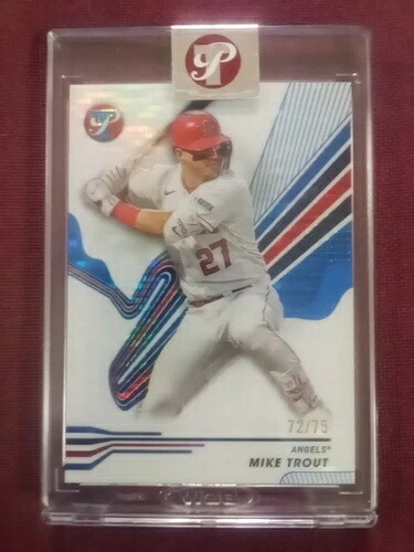 2024 Topps プリスティン マイク・トラウト 工場未開封 ブルーパルサー 美しいカード #72/75｜トレーディングカード　ラフテル