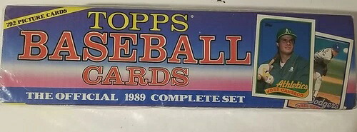 1989 Topps MLB ベースボール コンプリートセット ボックス 合計792枚 新品未開封｜トレーディングカード　ラフテル