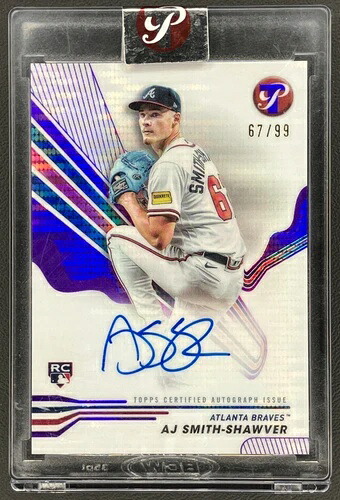 AJ スミス・ショーバー 2024 Topps プリスティンパープルオート #PA-AS 工場未開封 RC /99｜トレーディングカード　ラフテル