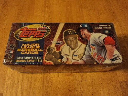2000 Topps ベースボール ファクトリーシールセット 478枚入り カードシリーズ 1 & 2｜トレーディングカード　ラフテル