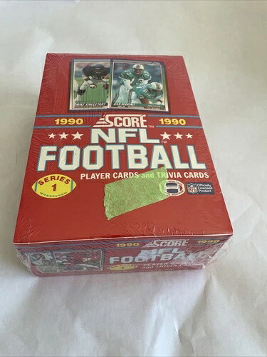 1990 スコア フットボール シリーズ 1 -- 未開封トレーディング カード ボックス!! 新品!!|トレーディングカード ラフテル