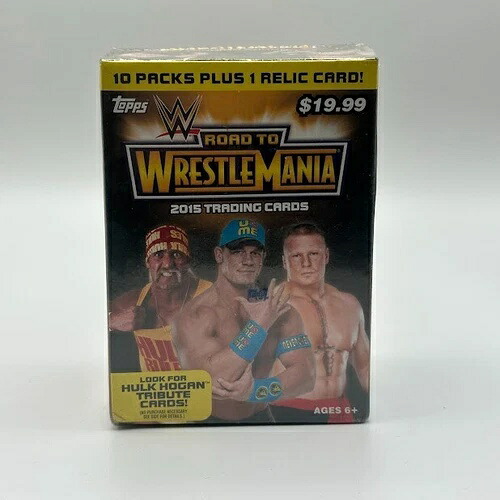 2015 Topps WWE Road To Wrestlemania ブラスターボックス 工場未開封レリックカード!｜トレーディングカード　ラフテル