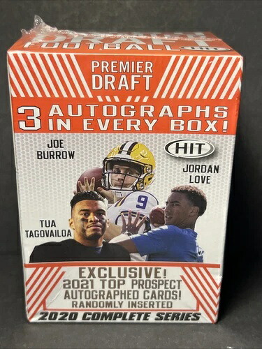 2020 Sage Hit Premier Draft Football Blaster Box - 工場密封 3 オート!｜トレーディングカード　ラフテル