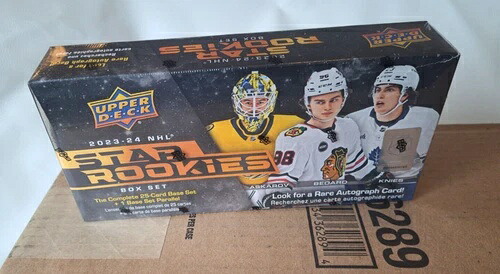 2023-24 Upper Deck Star Rookies Box Set 25 工場未開封 Connor Bedard Auto RC｜トレーディングカード　ラフテル