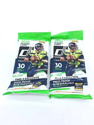 2020年 Panini Donruss Football 30枚セット バリューパック/チェロシール 2パック 新品｜トレーディングカード　ラフテル
