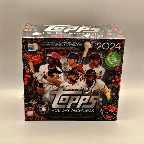 工場未開封 2024 Topps ホリデー メガボックス - オートまたはレリック 1 枚保証 RC｜トレーディングカード　ラフテル