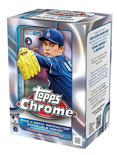 2025 Topps Chrome MLB ベースボールバリューボックス 新品未開封｜トレーディングカード　ラフテル 44,880円