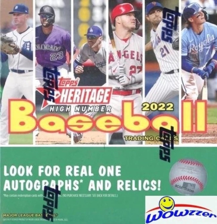 2022 Topps Heritage HIGH Number Baseball 巨大メガボックス-クローム！Witt Jr RC Year！｜トレーディングカード　ラフテル