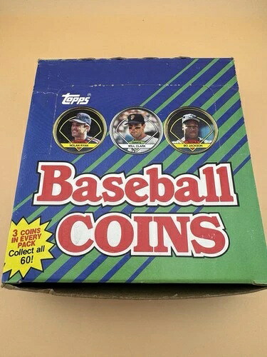 1990 Topps ベースボール コイン ボックス - 36 パック（1 パックあたり 3 枚のコイン入り）｜トレーディングカード　ラフテル 44,880円