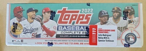 Topps 2022 野球コンプリートカードセット 工場未開封ボックス - ウォルマート版!!｜トレーディングカード　ラフテル