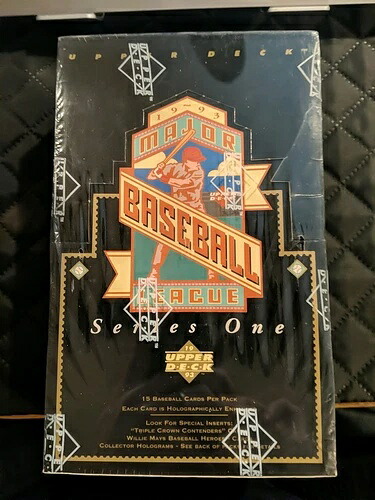 1993 Upper Deck メジャーリーグ ベースボール シリーズ 1 工場未開封ボックス!｜トレーディングカード　ラフテル