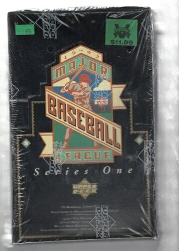 1993年 Upper Deck ベースボール シリーズ1 工場未開封 36パック ワックスボックス｜トレーディングカード　ラフテル