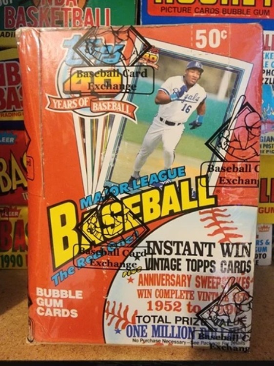 1991 Topps ベースボールカード ボックス 36 未開封パック BBCE チッパー・ジョーンズ RC ルーキー|トレーディングカード ラフテル