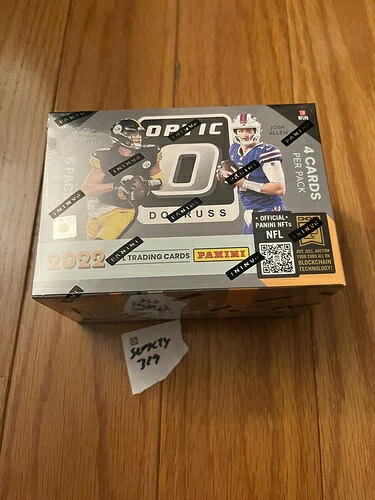 新品未開封 2022 Panini Donruss Optic NFL Fanatics限定ブラスター 速達配送|トレーディングカード ラフテル