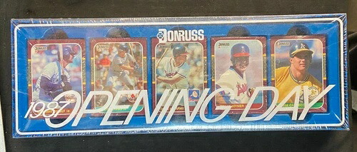 ドン・ラス 1987 開幕戦 未開封ボックス 野球カード ウェイド・ボッグス、ホセ・カンセコ｜トレーディングカード　ラフテル