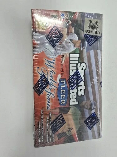 1998 FLEER スポーツ イラストレイテッド ワールドシリーズ フィーバー ファクトリーシールボックス 24パック|トレーディングカード ラフテル
