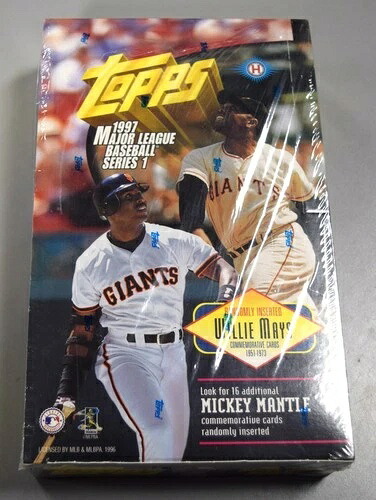 1997 Topps シリーズ1 ベースボールファクトリー シールワックスボックス ホビーエディション|トレーディングカード ラフテル