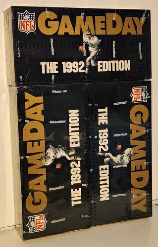 1992年版 Gameday NFL フットボール 工場密封ワックスボックス 3箱 ロット108パック｜トレーディングカード　ラフテル