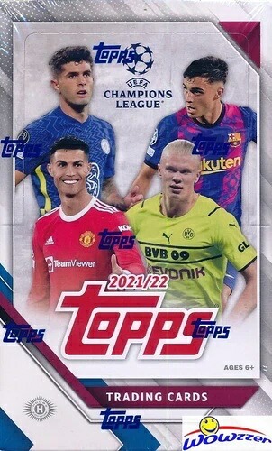 2021/22 Topps UEFAチャンピオンズリーグ 大規模工場未開封 HOBBY ボックス-192 カード!|トレーディングカード ラフテル
