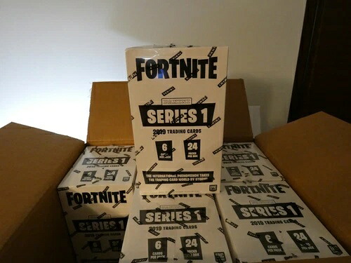 2019 Panini Fortnite シリーズ1 工場未開封ブリスターパックボックス 24パック入り|トレーディングカード ラフテル