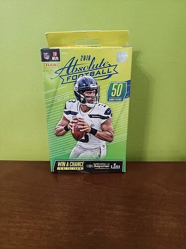 2018年 パニーニ アブソリュート NFL フットボール ハンガーボックス - 工場未開封。アレン、ジャクソン RC|トレーディングカード ラフテル