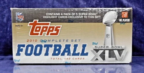 2010 Topps フットボール - 工場未開封 - コンプリートセット - スーパーボウル XLV 440枚カード|トレーディングカード ラフテル