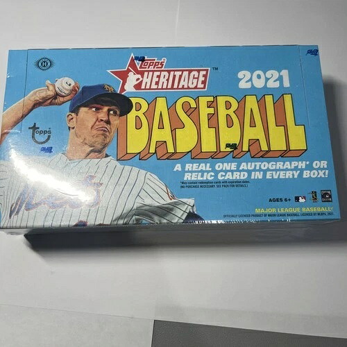 2021 Topps Heritage Baseball ファクトリーシール ホビーボックス|トレーディングカード ラフテル