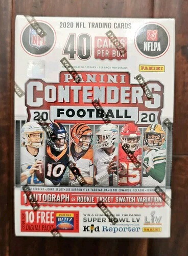 2020 パニーニ コンテンダーズ NFL フットボール ファクトリーシール ブラスターボックス|トレーディングカード ラフテル
