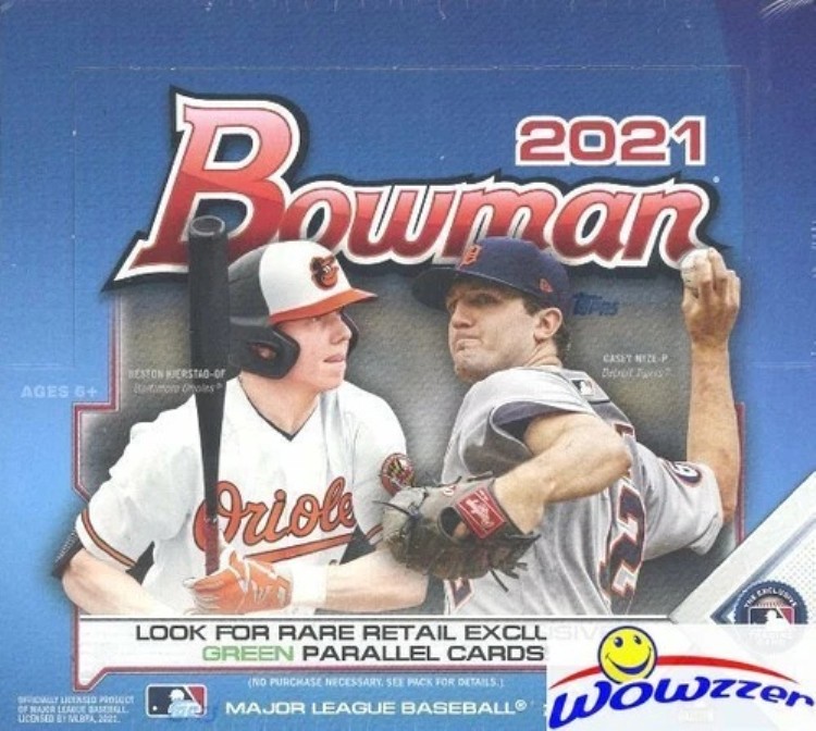 2021年 Bowman 野球カード 巨大24パック 工場未開封 リテールボックス - カード288枚!絶好調|トレーディングカード ラフテル