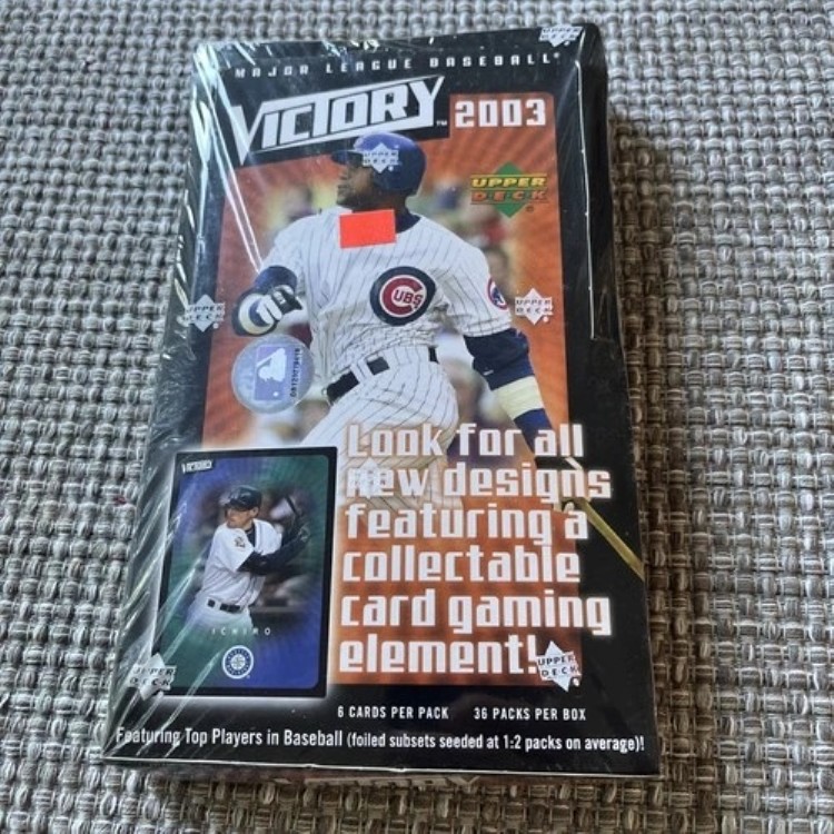 2003年アッパーデッキビクトリーベースボールボックス工場未開封｜トレーディングカード　ラフテル