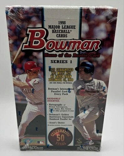 ボウマン 1998 シリーズ 1 MLB ベースボール ファクトリーシール ホビーボックス｜トレーディングカード　ラフテル