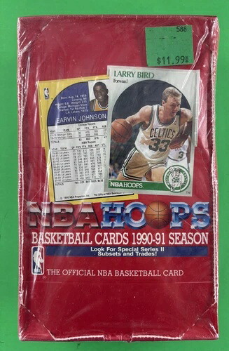 1990-91 NBAフープス シリーズ2 バスケットボール ファクトリーシールボックス ラリー・バード｜トレーディングカード　ラフテル
