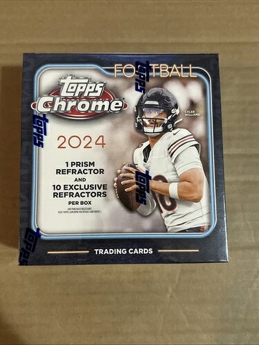 2024 Topps Chrome Football Mega Box 未開封|トレーディングカード ラフテル