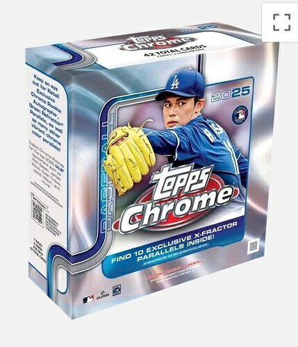2025 Topps Chrome MLB ベースボール ファクトリーシール メガボックス｜トレーディングカード　ラフテル