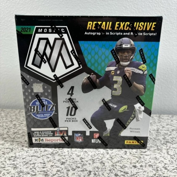 2021年 パニーニ モザイク NFL フットボール メガボックスカード ウォルマート 新品 工場未開封 数量|トレーディングカード ラフテル