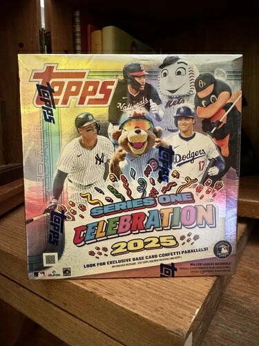 2025 Topps シリーズ1 セレブレーション メガボックス (16パック) 未開封|トレーディングカード ラフテル
