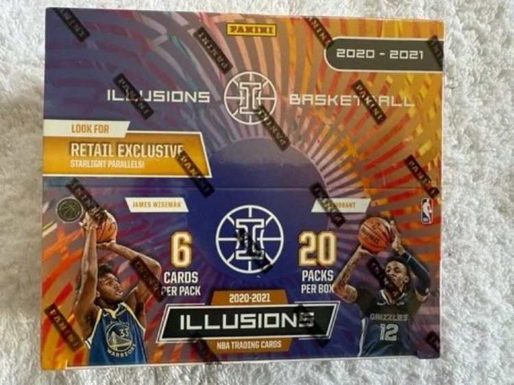2020-21 NBA バスケットボール イリュージョン リテールボックス ストレートパラレル 工場未開封|トレーディングカード ラフテル