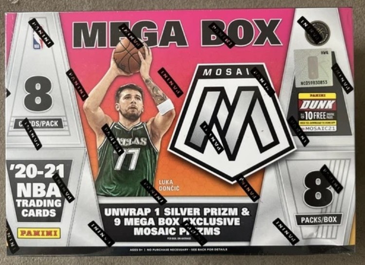 パニーニ 2020-2021 工場未開封 モザイク NBA バスケットボール メガボックス｜トレーディングカード　ラフテル