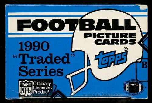 1990年 Topps トレードフットボールセットボックス BBCE ラッピング済み・未開封|トレーディングカード ラフテル