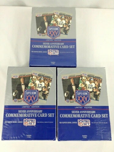 1989 NFL プロセット シルバーアニバーサリー記念カードセット 未開封 - 3ボックス|トレーディングカード ラフテル