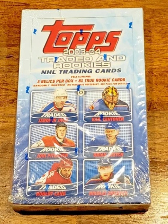 2003-04 Topps トレード&ルーキーズ ホッケー 工場未開封 ホビーボックス|トレーディングカード ラフテル