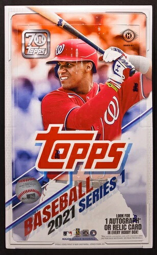 2021 Topps ホビーエディション ベースボール シリーズ 1 ベースボール シールドボックス｜トレーディングカード　ラフテル